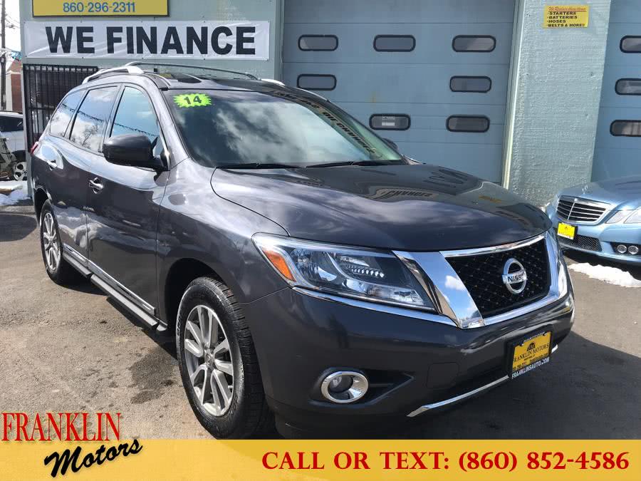 2014 Nissan Pathfinder 4WD 4dr SL, available for sale in Hartford, Connecticut | Franklin Motors Auto Sales LLC. Hartford, Connecticut