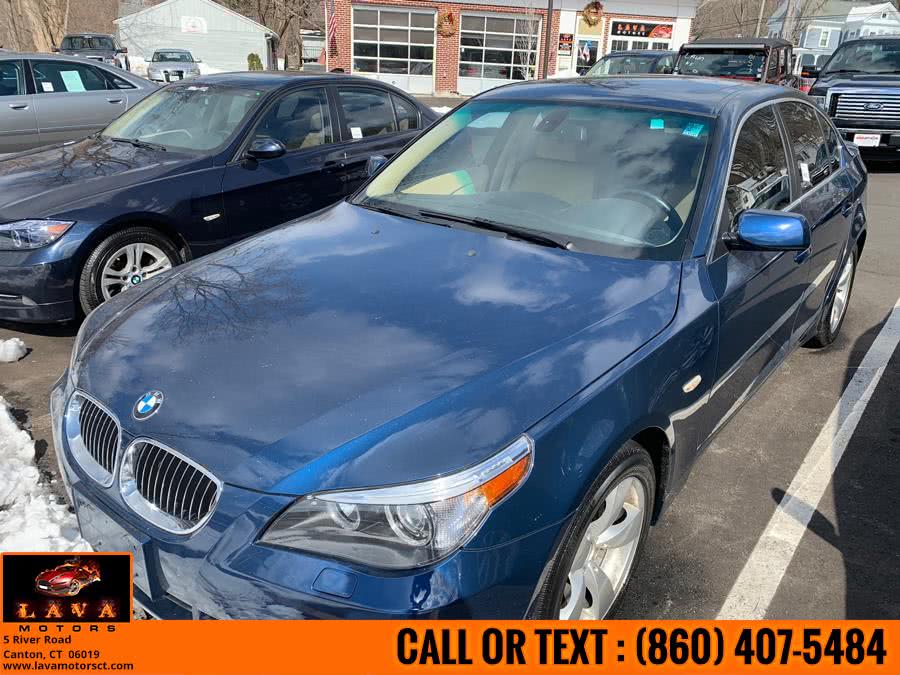 2007 BMW 5 Series 4dr Sdn 530i RWD, available for sale in Canton, Connecticut | Lava Motors. Canton, Connecticut