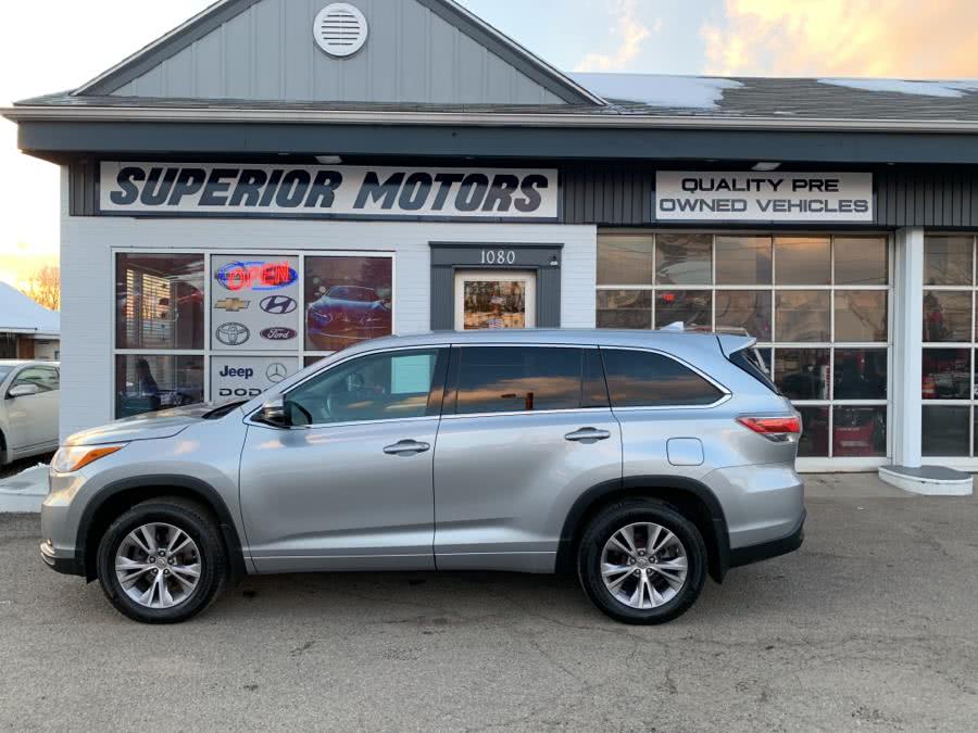 2015 Toyota Highlander AWD 4dr V6 LE Plus (Natl), available for sale in Milford, Connecticut | Superior Motors LLC. Milford, Connecticut