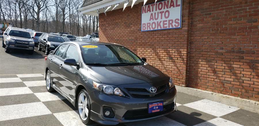 2013 Toyota Corolla 4dr Sdn Auto S, available for sale in Waterbury, Connecticut | National Auto Brokers, Inc.. Waterbury, Connecticut