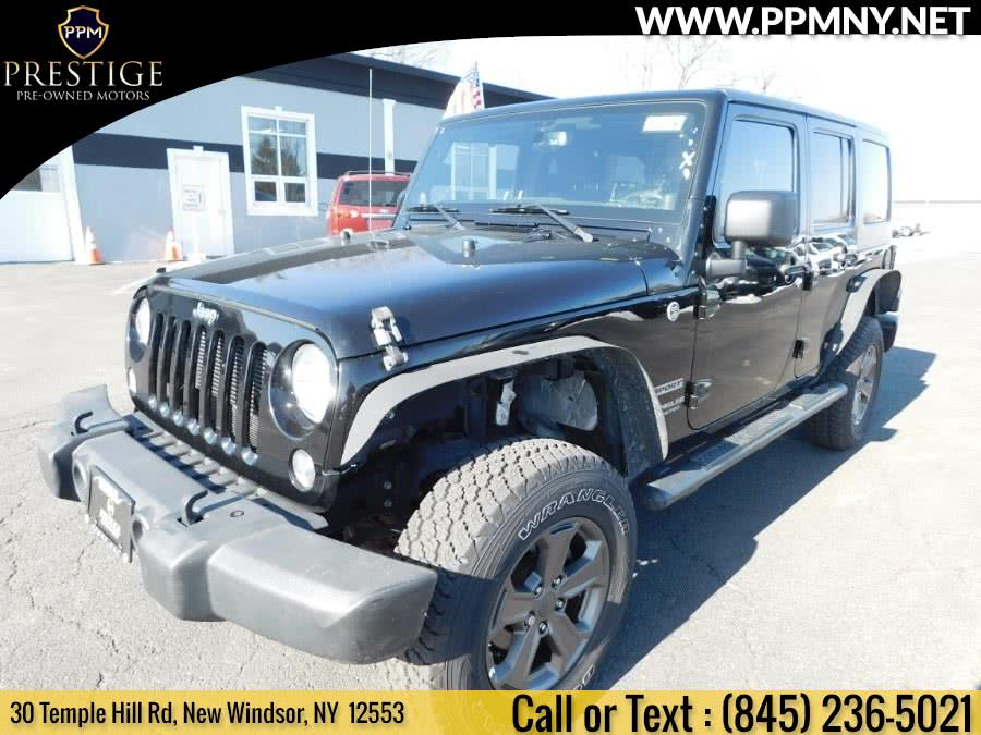 2014 Jeep Wrangler Unlimited 4WD 4dr Sport, available for sale in New Windsor, New York | Prestige Pre-Owned Motors Inc. New Windsor, New York