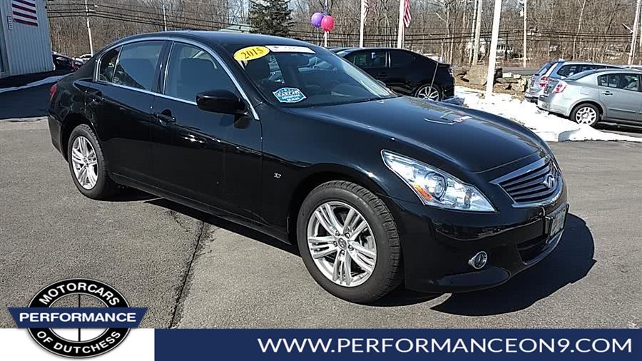 2015 Infiniti Q40 4dr Sdn AWD, available for sale in Wappingers Falls, New York | Performance Motor Cars. Wappingers Falls, New York