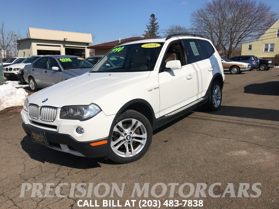 2008 BMW X3 AWD 4dr 3.0si, available for sale in Branford, Connecticut | Precision Motor Cars LLC. Branford, Connecticut