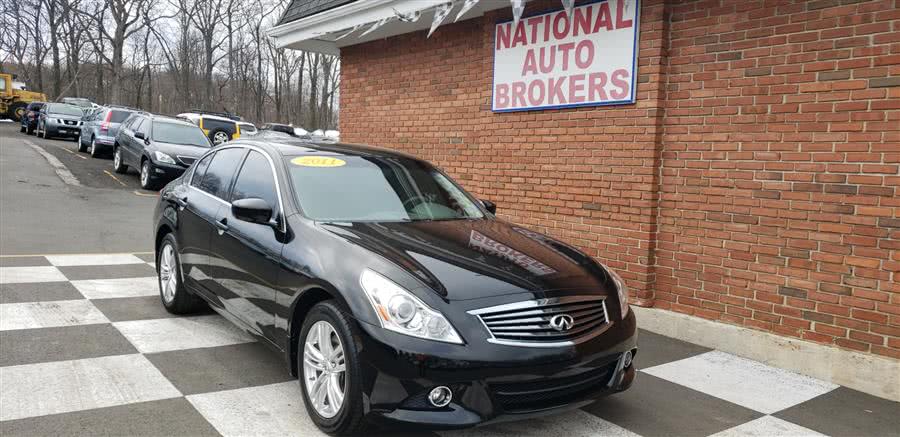 2011 Infiniti G37 Sedan 4dr x AWD, available for sale in Waterbury, Connecticut | National Auto Brokers, Inc.. Waterbury, Connecticut