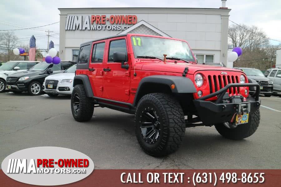 2017 Jeep Wrangler Unlimited Sport 4x4, available for sale in Huntington Station, New York | M & A Motors. Huntington Station, New York