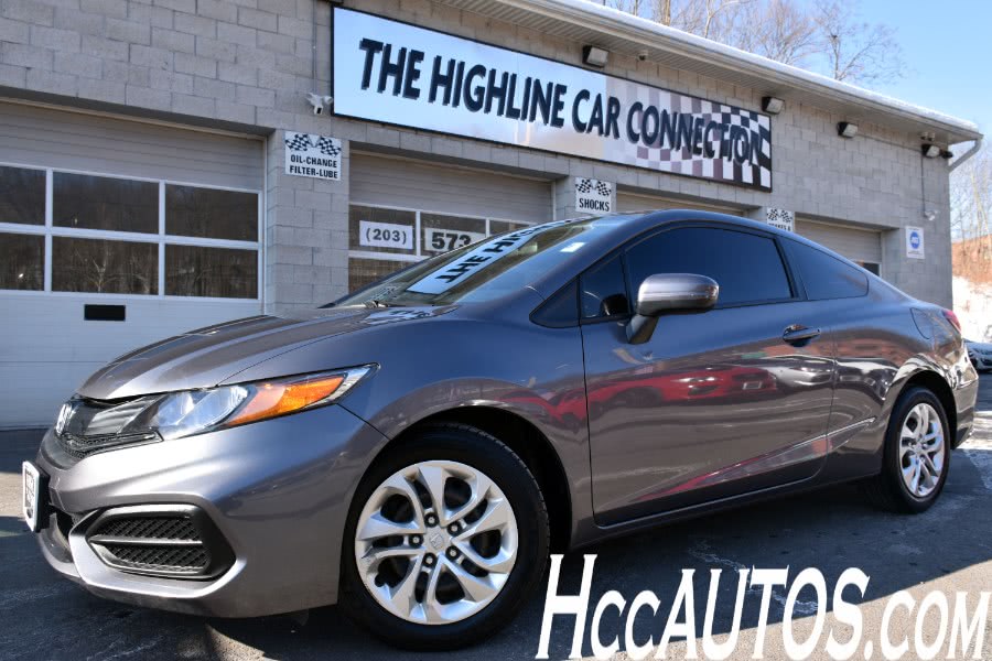 2015 Honda Civic Coupe 2dr CVT LX, available for sale in Waterbury, Connecticut | Highline Car Connection. Waterbury, Connecticut