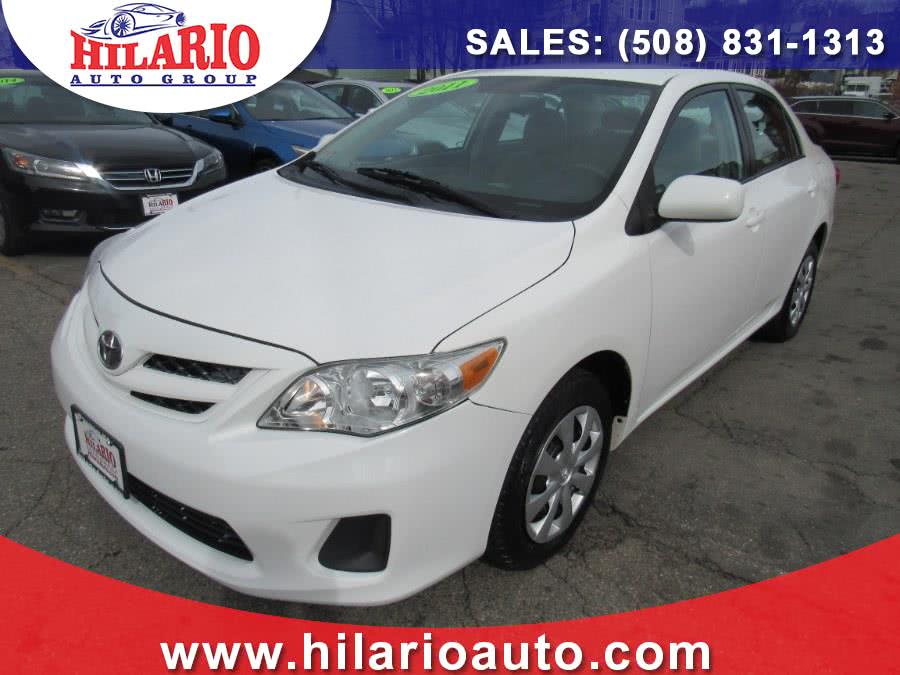 2011 Toyota Corolla 4dr Sdn Auto LE (Natl), available for sale in Worcester, Massachusetts | Hilario's Auto Sales Inc.. Worcester, Massachusetts