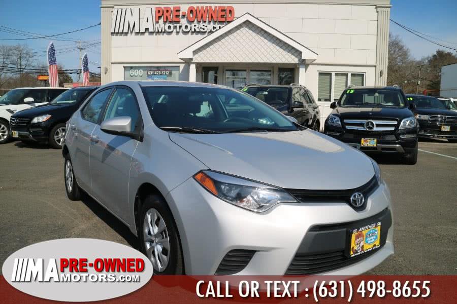 2014 Toyota Corolla 4dr Sdn Auto L (Natl), available for sale in Huntington Station, New York | M & A Motors. Huntington Station, New York