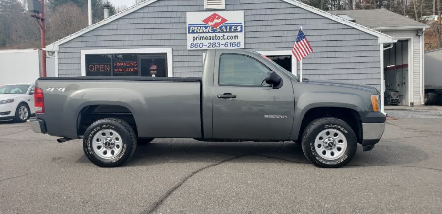 2011 GMC Sierra 1500 4WD Reg Cab 133.0" Work Truck, available for sale in Thomaston, CT