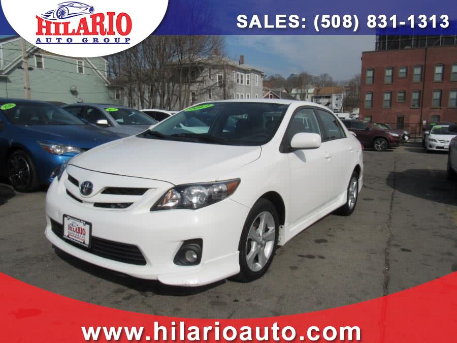 2013 Toyota Corolla 4dr Sdn Auto S (Natl), available for sale in Worcester, Massachusetts | Hilario's Auto Sales Inc.. Worcester, Massachusetts