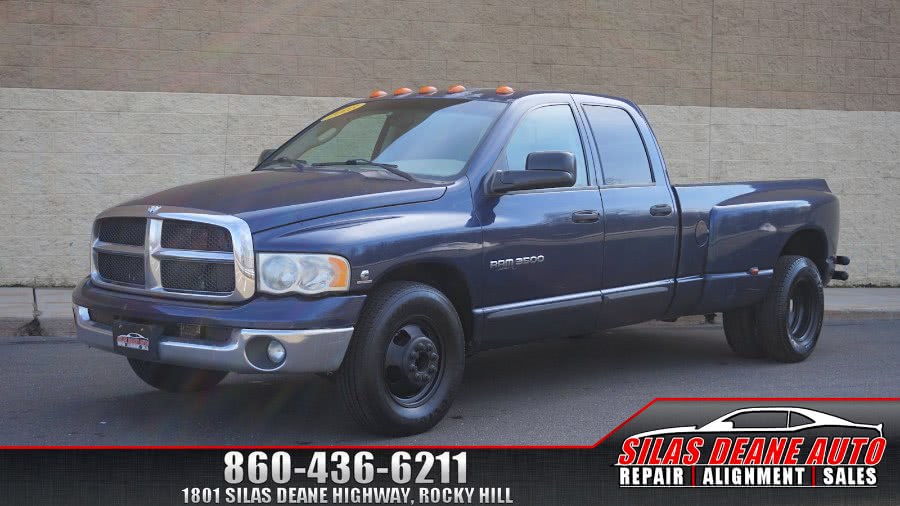 2003 Dodge Ram 3500 4dr Quad Cab 160.5" WB DRW SLT, available for sale in Rocky Hill , Connecticut | Silas Deane Auto LLC. Rocky Hill , Connecticut