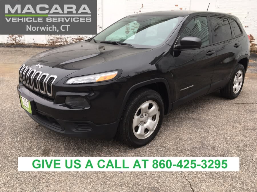 2014 Jeep Cherokee 4WD 4dr Sport, available for sale in Norwich, Connecticut | MACARA Vehicle Services, Inc. Norwich, Connecticut