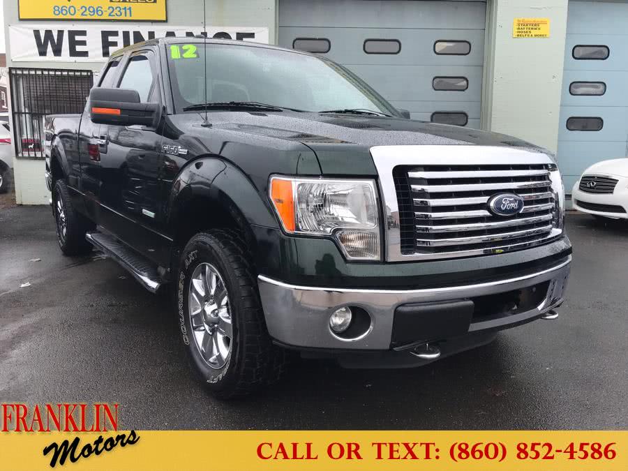 2012 Ford F-150 4WD SuperCab 145" XLT, available for sale in Hartford, Connecticut | Franklin Motors Auto Sales LLC. Hartford, Connecticut