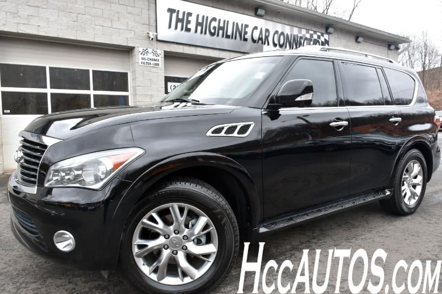 2012 Infiniti QX56 4WD 4dr 7-passenger, available for sale in Waterbury, Connecticut | Highline Car Connection. Waterbury, Connecticut