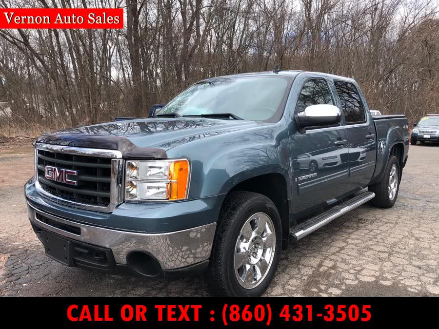 2009 GMC Sierra 1500 4WD Crew Cab 143.5" SLE, available for sale in Manchester, Connecticut | Vernon Auto Sale & Service. Manchester, Connecticut