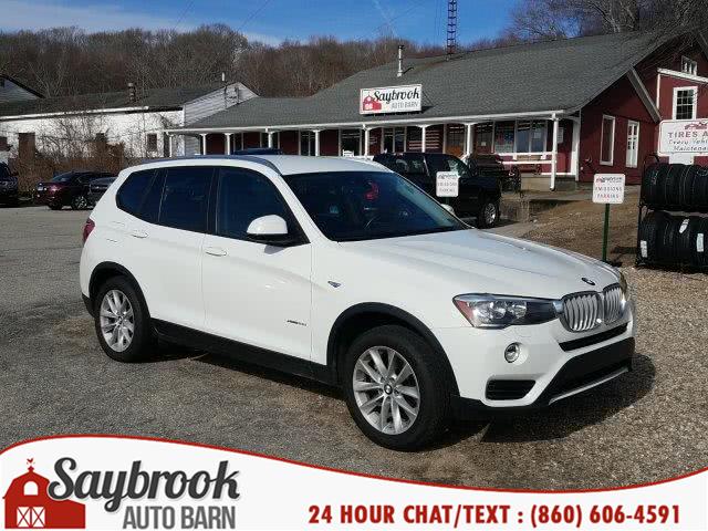 2015 BMW X3 AWD 4dr xDrive28i, available for sale in Old Saybrook, Connecticut | Saybrook Auto Barn. Old Saybrook, Connecticut
