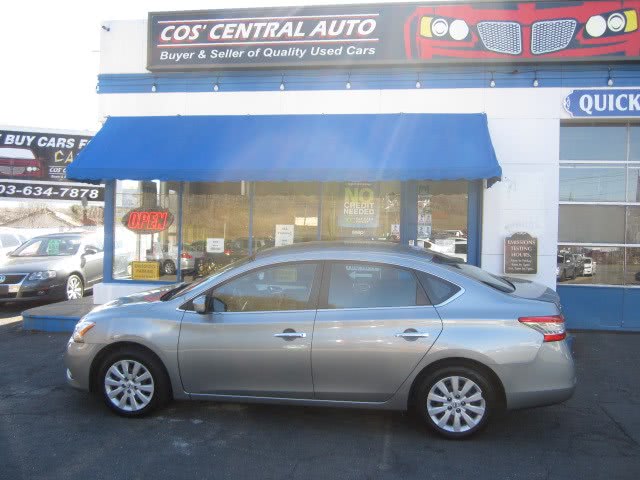 2013 Nissan Sentra 4dr Sdn I4 CVT SV, available for sale in Meriden, Connecticut | Cos Central Auto. Meriden, Connecticut
