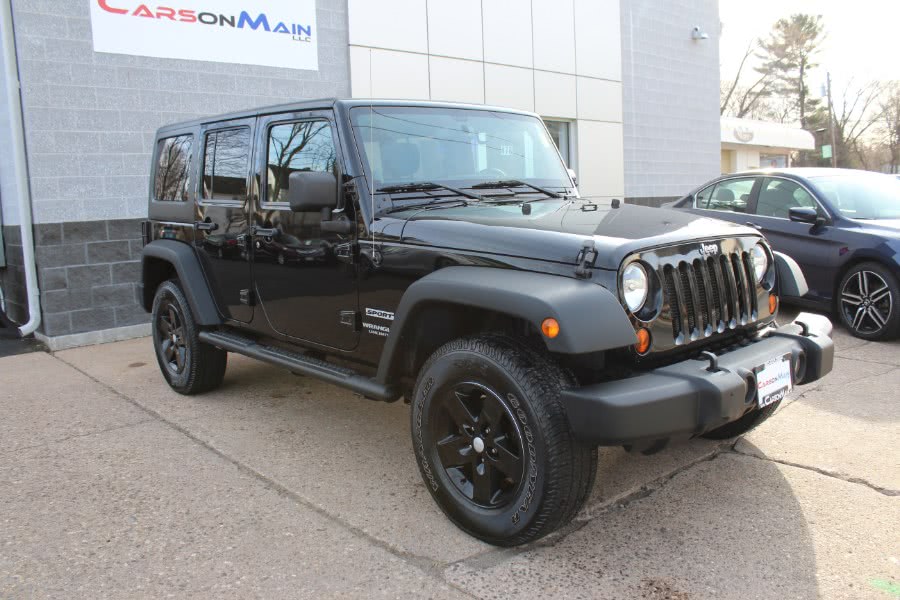 2013 Jeep Wrangler Unlimited 4WD 4dr Sport, available for sale in Manchester, Connecticut | Carsonmain LLC. Manchester, Connecticut