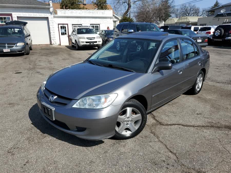 2004 Honda Civic 4dr Sdn EX Auto, available for sale in Springfield, Massachusetts | Absolute Motors Inc. Springfield, Massachusetts