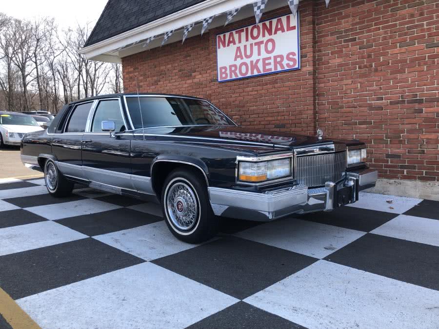 1991 Cadillac Brougham 4dr Sedan, available for sale in Waterbury, Connecticut | National Auto Brokers, Inc.. Waterbury, Connecticut