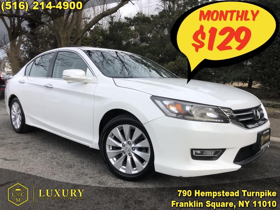 2013 Honda Accord Sdn 4dr I4 CVT EX-L, available for sale in Franklin Square, New York | Luxury Motor Club. Franklin Square, New York