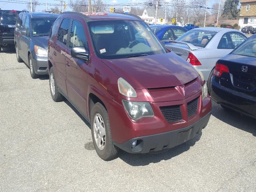 2004 Pontiac Aztek 4dr All Purpose AWD, available for sale in Chicopee, Massachusetts | Matts Auto Mall LLC. Chicopee, Massachusetts