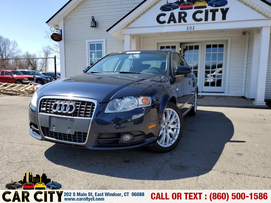 2008 Audi A4 4dr Sdn Man 2.0T quattro, available for sale in East Windsor, Connecticut | Car City LLC. East Windsor, Connecticut