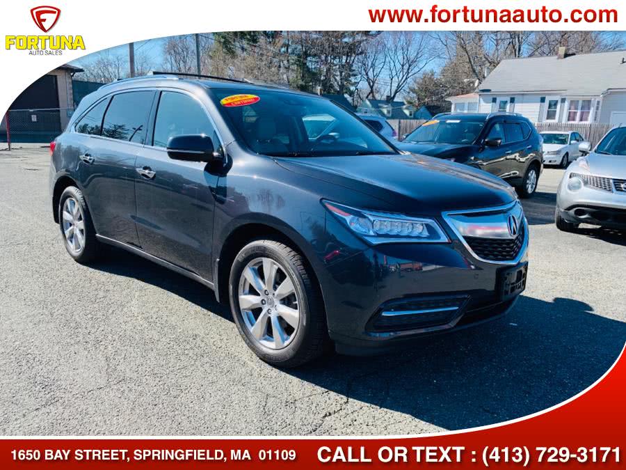 2016 Acura MDX 4DR ADVANCE AWD, available for sale in Springfield, Massachusetts | Fortuna Auto Sales Inc.. Springfield, Massachusetts