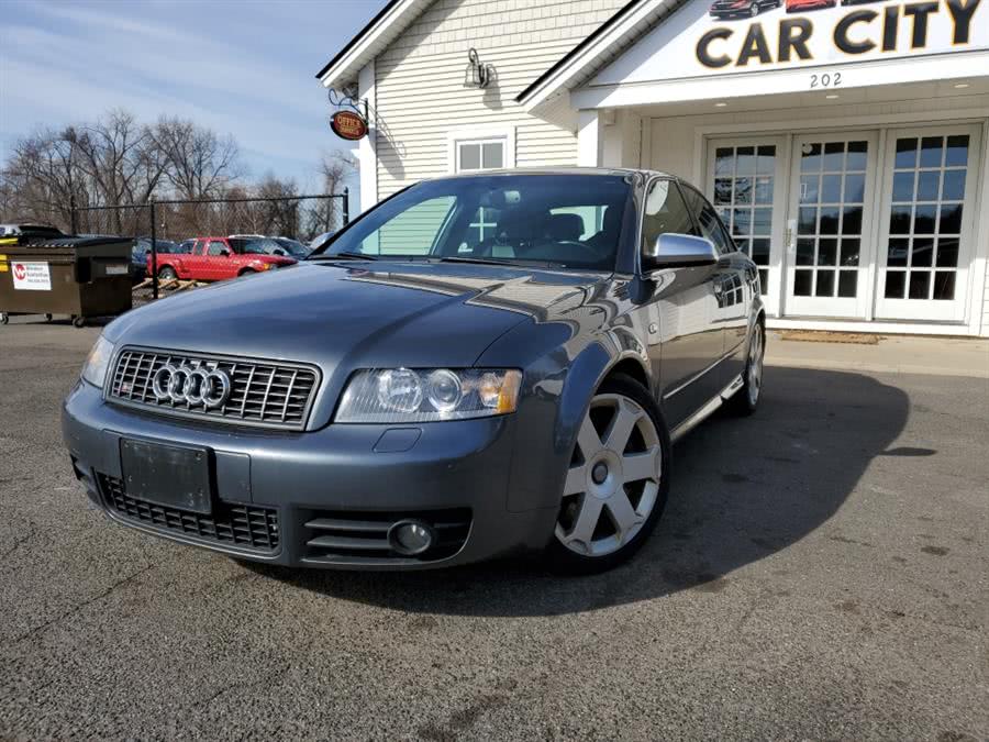 2005 Audi S4 4dr Sdn quattro Auto, available for sale in East Windsor, Connecticut | Car City LLC. East Windsor, Connecticut