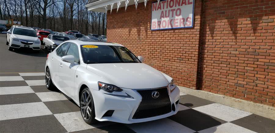 2016 Lexus IS 300 F-Sport 4dr Sdn AWD, available for sale in Waterbury, Connecticut | National Auto Brokers, Inc.. Waterbury, Connecticut