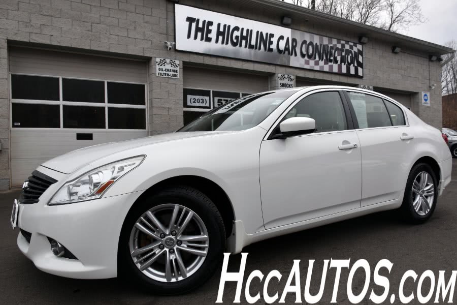 2012 Infiniti G25 Sedan 4dr x AWD, available for sale in Waterbury, Connecticut | Highline Car Connection. Waterbury, Connecticut