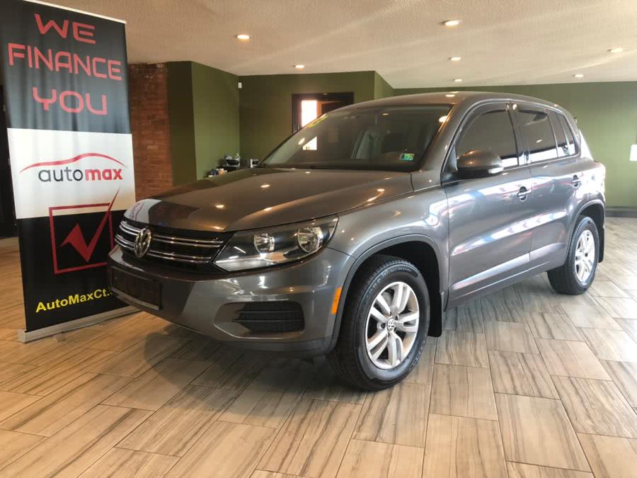 2013 Volkswagen Tiguan 4WD 4dr Auto S, available for sale in West Hartford, Connecticut | AutoMax. West Hartford, Connecticut