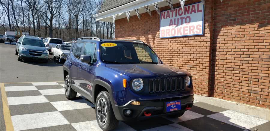 2016 Jeep Renegade 4WD 4dr Trailhawk, available for sale in Waterbury, Connecticut | National Auto Brokers, Inc.. Waterbury, Connecticut