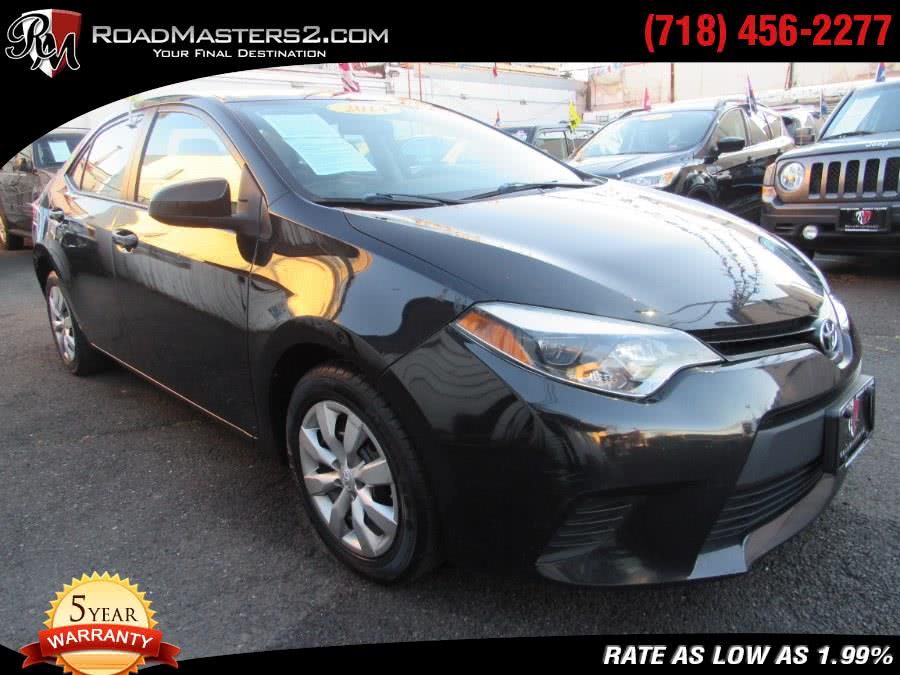 2014 Toyota Corolla LE, available for sale in Middle Village, New York | Road Masters II INC. Middle Village, New York