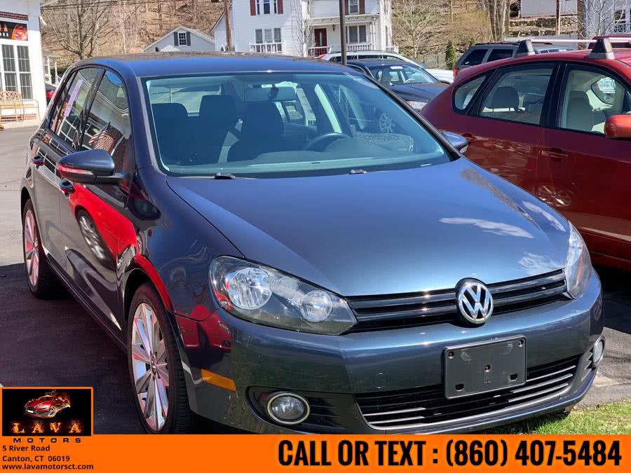 2012 Volkswagen Golf 4dr HB DSG TDI w/Sunroof & Nav, available for sale in Canton, Connecticut | Lava Motors. Canton, Connecticut