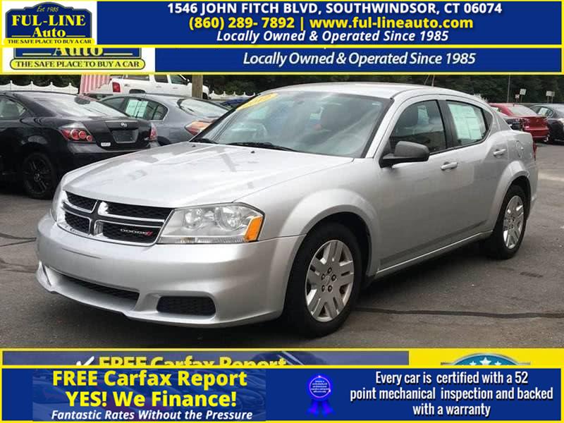 2012 Dodge Avenger 4dr Sdn SE, available for sale in South Windsor , Connecticut | Ful-line Auto LLC. South Windsor , Connecticut
