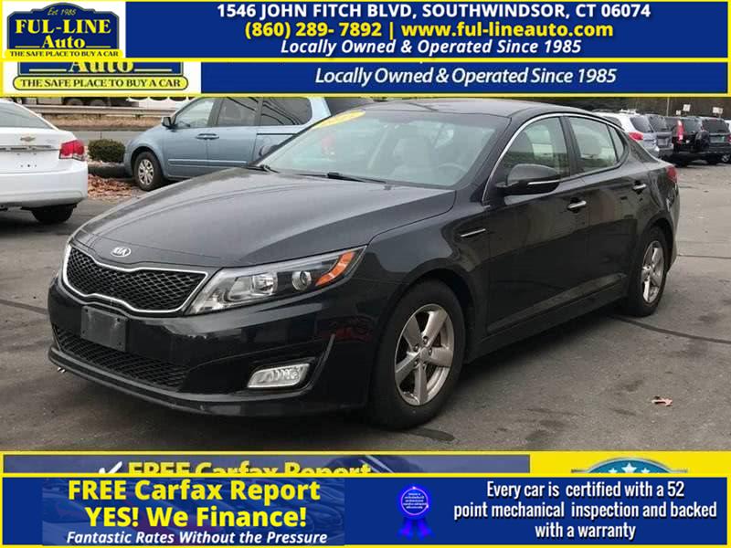 2015 Kia Optima 4dr Sdn LX, available for sale in South Windsor , Connecticut | Ful-line Auto LLC. South Windsor , Connecticut