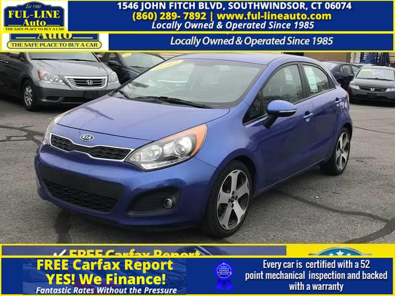 2012 Kia Rio 5dr HB Auto SX, available for sale in South Windsor , Connecticut | Ful-line Auto LLC. South Windsor , Connecticut
