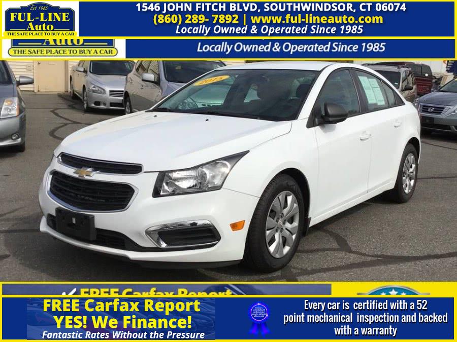 2015 Chevrolet Cruze 4dr Sdn Auto LS, available for sale in South Windsor , Connecticut | Ful-line Auto LLC. South Windsor , Connecticut