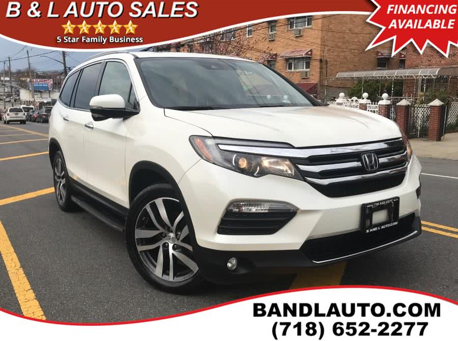 2016 Honda Pilot AWD 4dr Touring, available for sale in Bronx, New York | B & L Auto Sales LLC. Bronx, New York