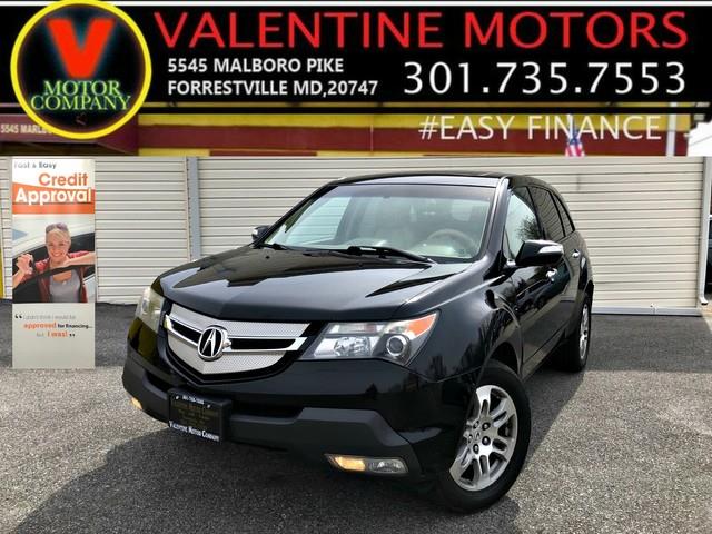 2008 Acura Mdx Tech/Pwr Tail Gate, available for sale in Forestville, Maryland | Valentine Motor Company. Forestville, Maryland