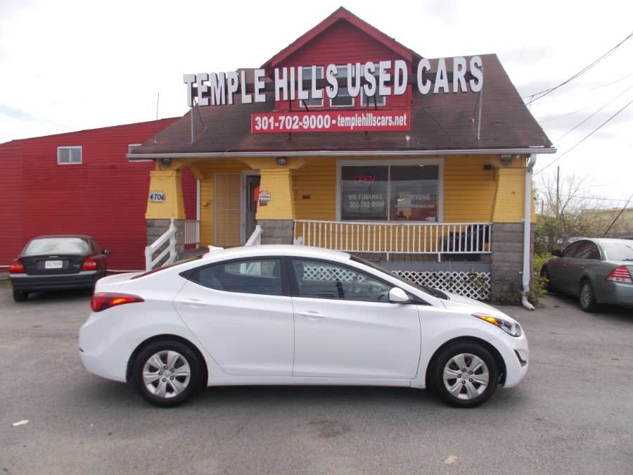 2016 Hyundai Elantra 4dr Sdn Auto SE (Alabama Plant), available for sale in Temple Hills, Maryland | Temple Hills Used Car. Temple Hills, Maryland