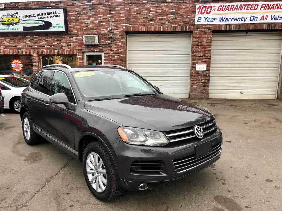 2012 Volkswagen Touareg 4dr VR6 Sport w/Nav *Ltd Avail*, available for sale in New Britain, Connecticut | Central Auto Sales & Service. New Britain, Connecticut