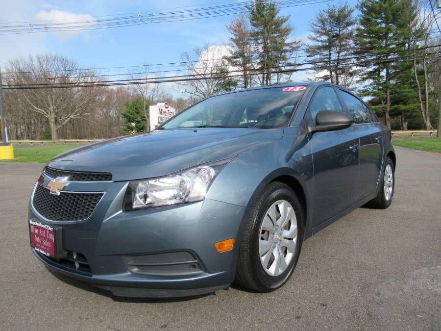 2012 Chevrolet Cruze 4dr Sdn LS, available for sale in South Windsor, Connecticut | Mike And Tony Auto Sales, Inc. South Windsor, Connecticut