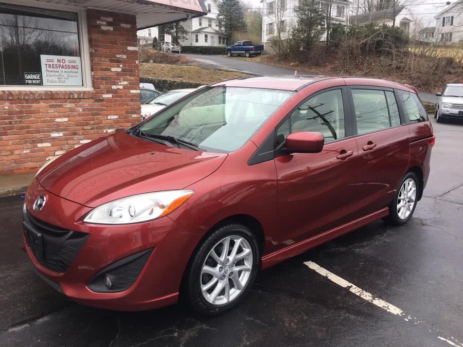 2012 Mazda Mazda5 4dr Wgn Auto Touring, available for sale in Naugatuck, Connecticut | Riverside Motorcars, LLC. Naugatuck, Connecticut