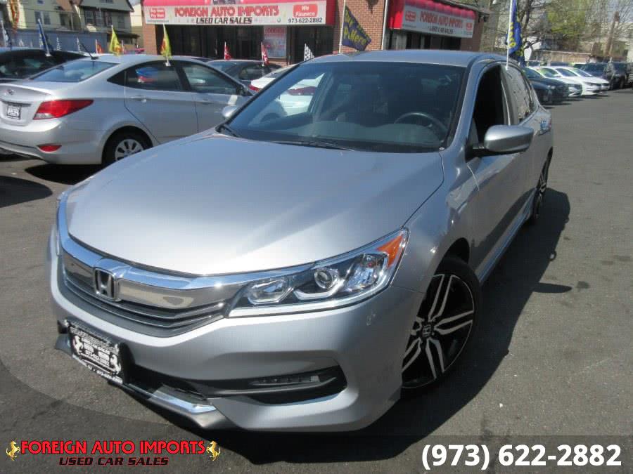 2016 Honda Accord Sedan 4dr I4 CVT Sport, available for sale in Irvington, New Jersey | Foreign Auto Imports. Irvington, New Jersey