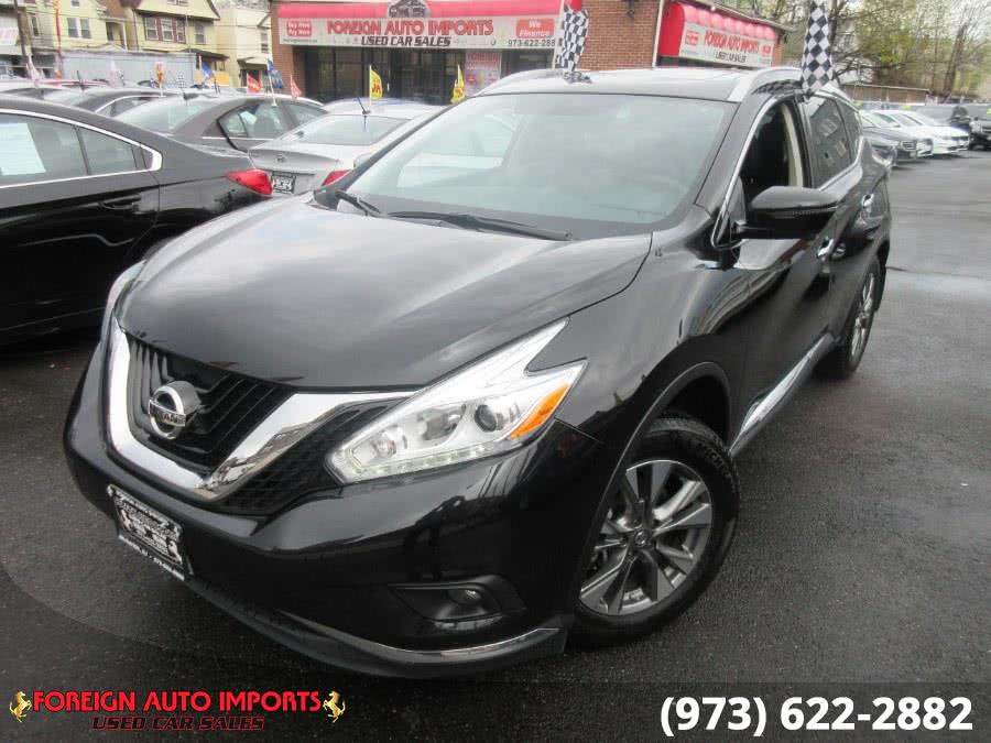 2017 Nissan Murano 2017.5 FWD SL, available for sale in Irvington, New Jersey | Foreign Auto Imports. Irvington, New Jersey