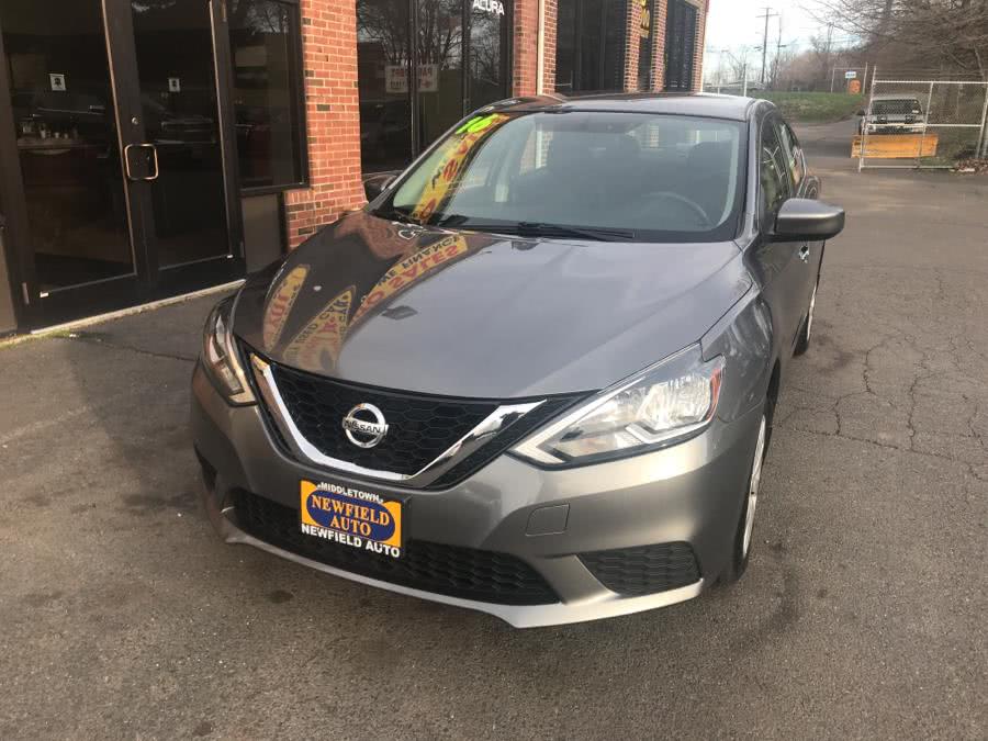 2016 Nissan Sentra 4dr Sdn I4 CVT Sv, available for sale in Middletown, Connecticut | Newfield Auto Sales. Middletown, Connecticut