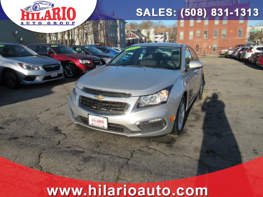 2015 Chevrolet Cruze 4dr Sdn Auto 2LT, available for sale in Worcester, Massachusetts | Hilario's Auto Sales Inc.. Worcester, Massachusetts