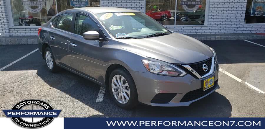 2017 Nissan Sentra SV CVT, available for sale in Wilton, Connecticut | Performance Motor Cars Of Connecticut LLC. Wilton, Connecticut